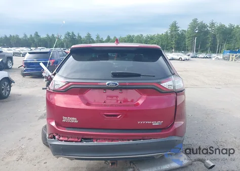 2017 Ford Edge Titanium from USA, damaged, VIN 2FMPK4K92HBB39953